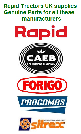 Genuine Parts at Rapid Tractors UK
